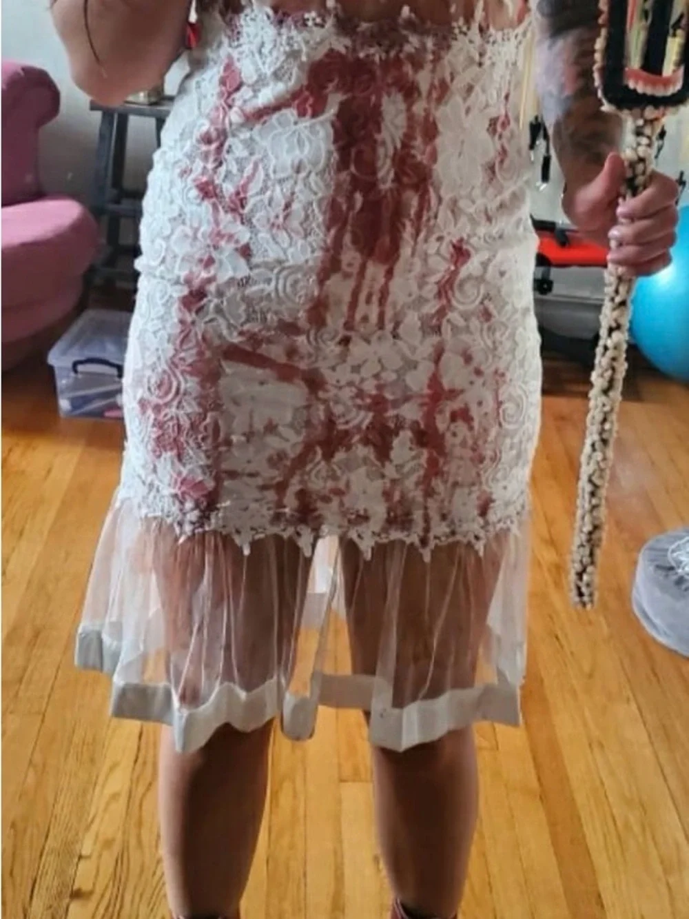 dolls kill scream queen bloody platform boots size 10 rare halloween